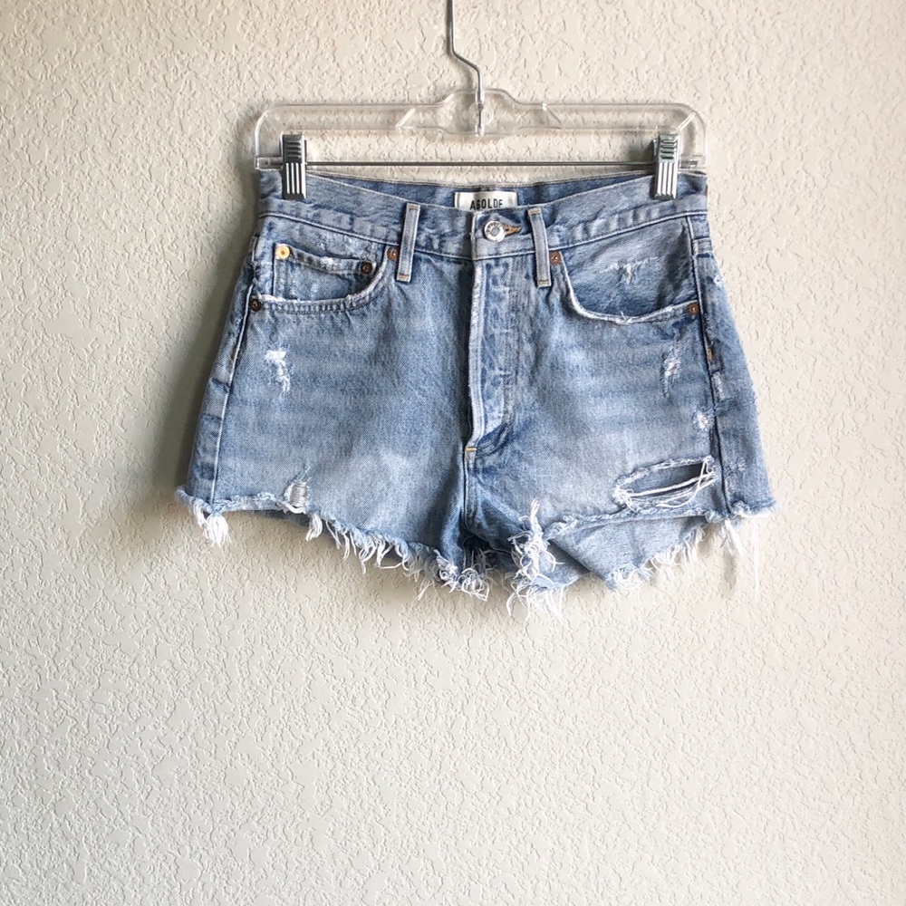 Agolde Parker Vintage Cutoff Short Swapmeet Distressed 24 a026-811
